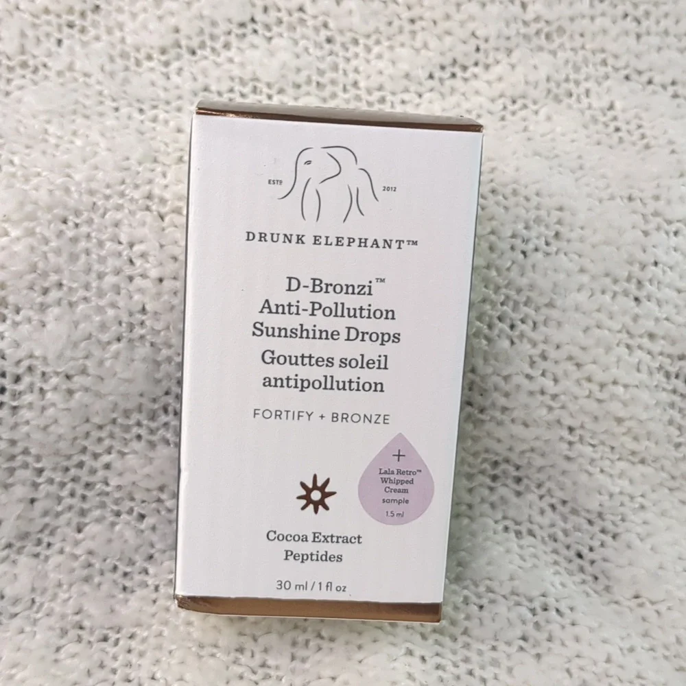Drunk Elephant Anti-Pollution Sunshine Drops in D-Bronzi, 30ml/1.0fl oz